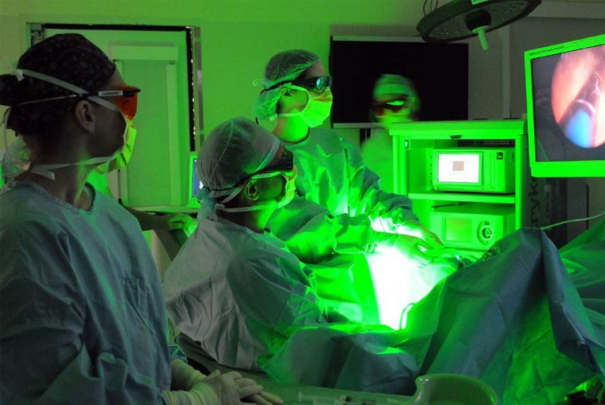 Uso del láser en la urología